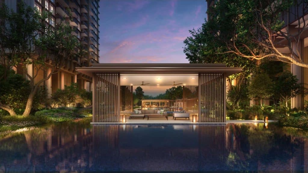 Orchard Boulevard Condo pool pavilion